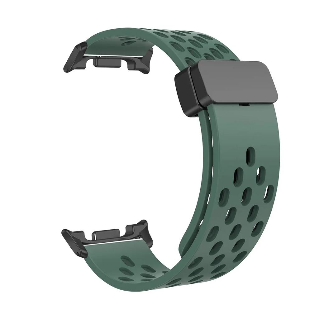 Magnetický řemínek pro Samsung Galaxy Watch 8 Classic 46mm Silikonový Sportovní Prodyšný Correa Náramek Galaxy Watch 8 44mm 40mm Řemínek