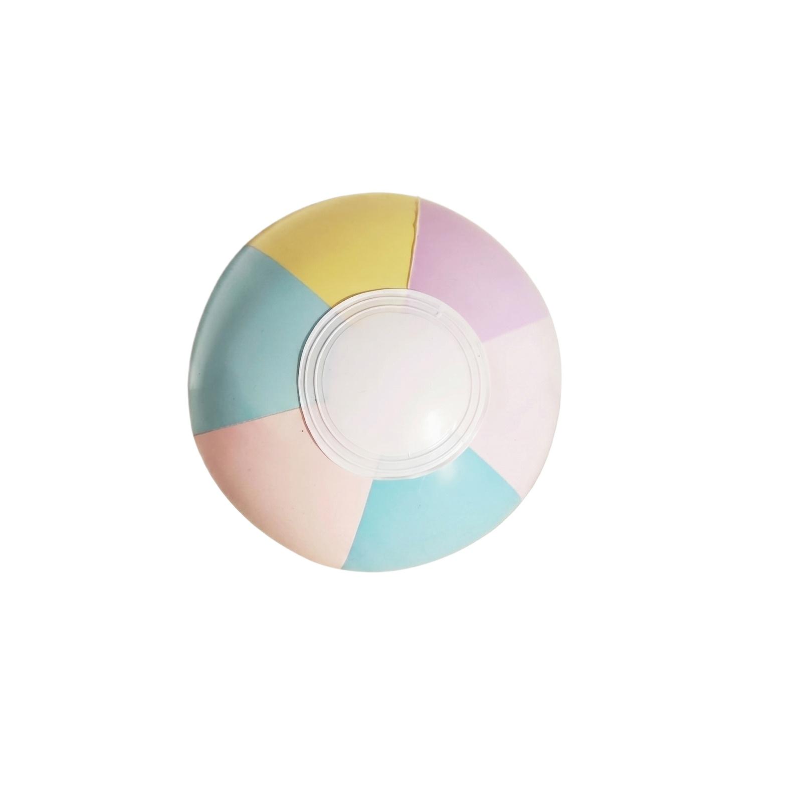 

Inflatable PVC Beach Ball — Macaron-Colored Water Toy & Colorful Pool Play Ball One Size белый