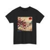 Vintage Cherry Blossom Woodblock Tee Japanese Graphical Art T-Shirt