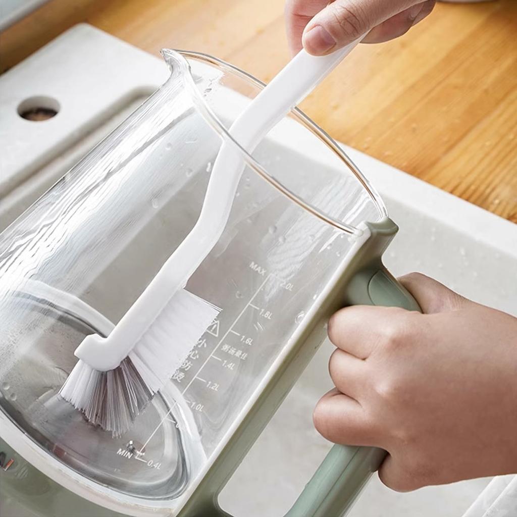 Schräger Fugenbürste Langer Griff Weiche Borsten Küchenspüle Fensterführung Autolüftung Mehrzweck-Reinigungswerkzeug