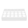 Kaffeekapsel-Organizer Flach Transparentes Acryl 24 Kaffeekapseln Halter für Küche Büro Hotel Transparent 4mm