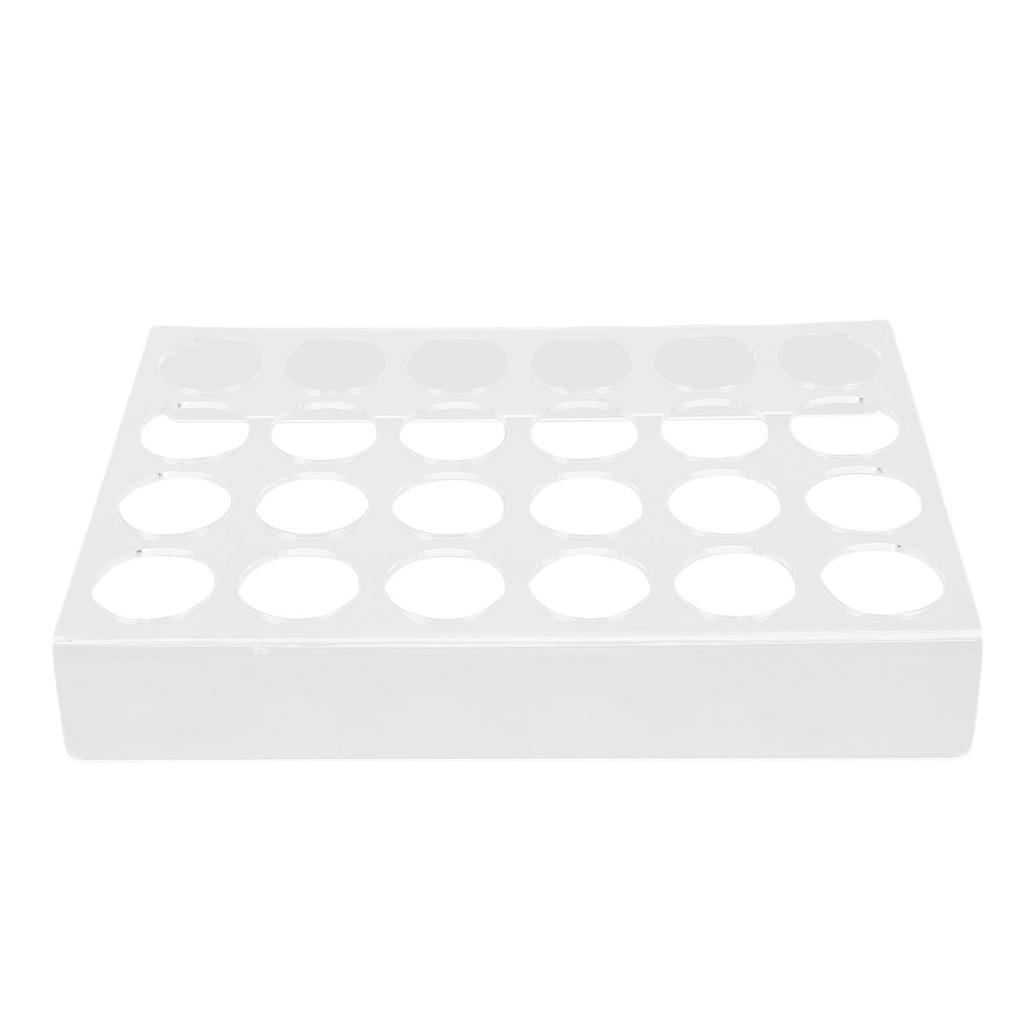 Kaffeekapsel-Organizer Flach Transparentes Acryl 24 Kaffeekapseln Halter für Küche Büro Hotel Transparent 4mm