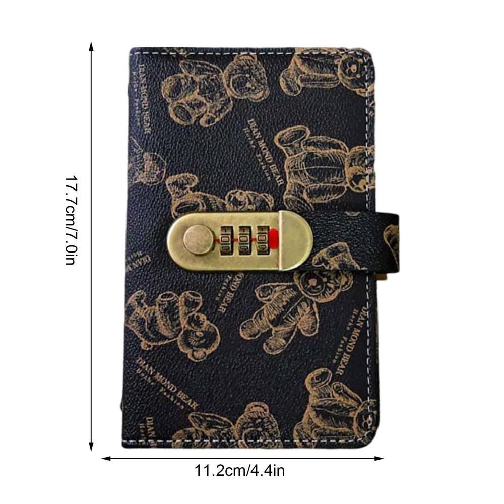 

Money Saving Book Budget Planner with Password Lock Money Book for Cash Saving for Bill Kids Adults Home Beginners Management чорний