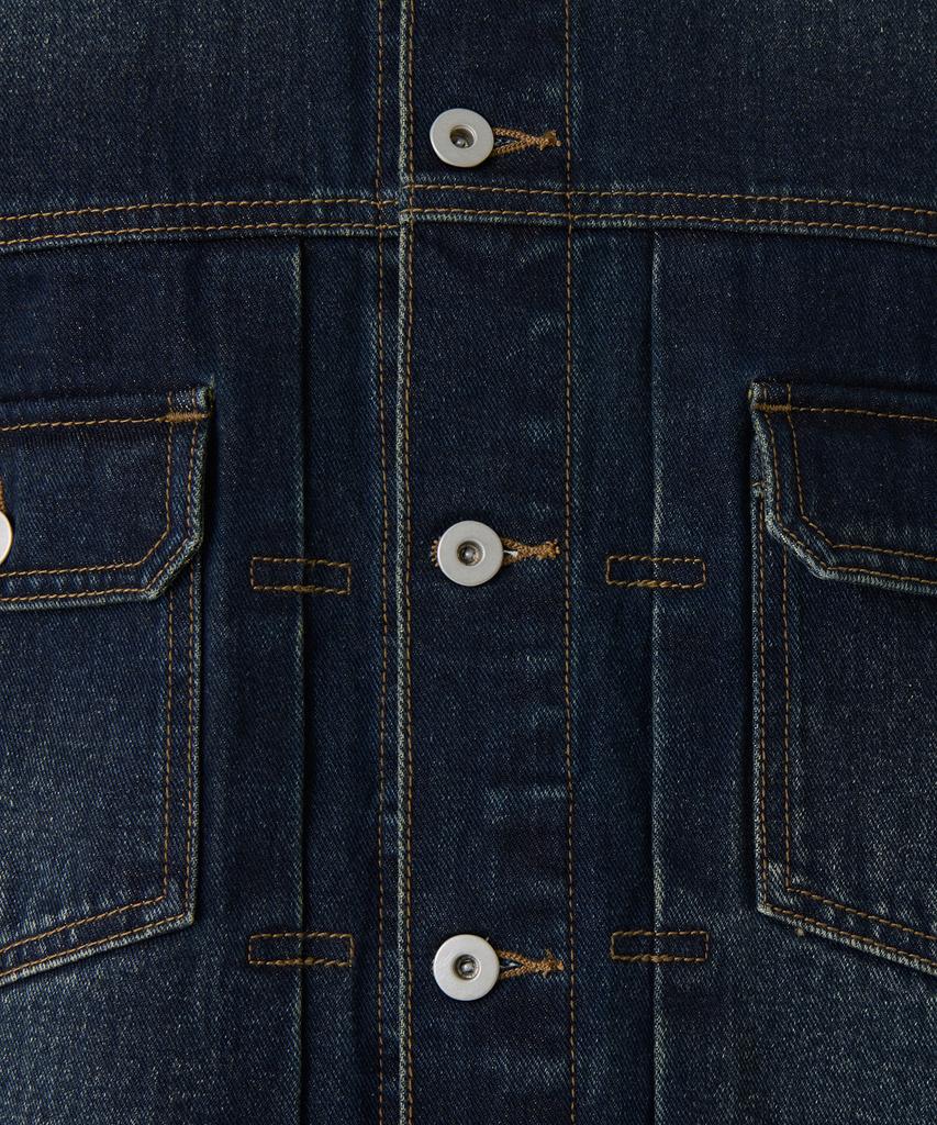 Musinsa Standard Relaxed Denim Trucker Jacket 2 [Dark Blue]