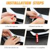 AICEL Car Racing Tow Strap, Nylon High Strength JDM Sports Style Decorative Traction Rope, Chinese Slogan Car Exterior Towing Strap, Universal Tow