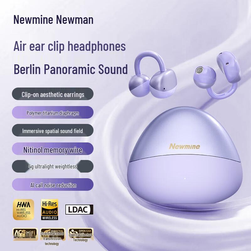 Newmine T29 2025 Clip-On Earphones