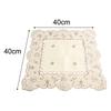 High Quality New Tablecloth Placemats Lace Oval Rectangle Square White 1 Piece Dining Room Decor Home Decoration