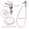 Car Heater Fuel Stand Pipe Hose Gas Tank Pick up Clip Pipe Tube Line with 4 Clamps For Webasto Eberspacher VW T5 T6