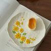 Lily of The Valley Daisy Plate,restaurant Ceramic Ceremonial Cake Dessert Tray,Home High-end Kitchen Decorative Tableware