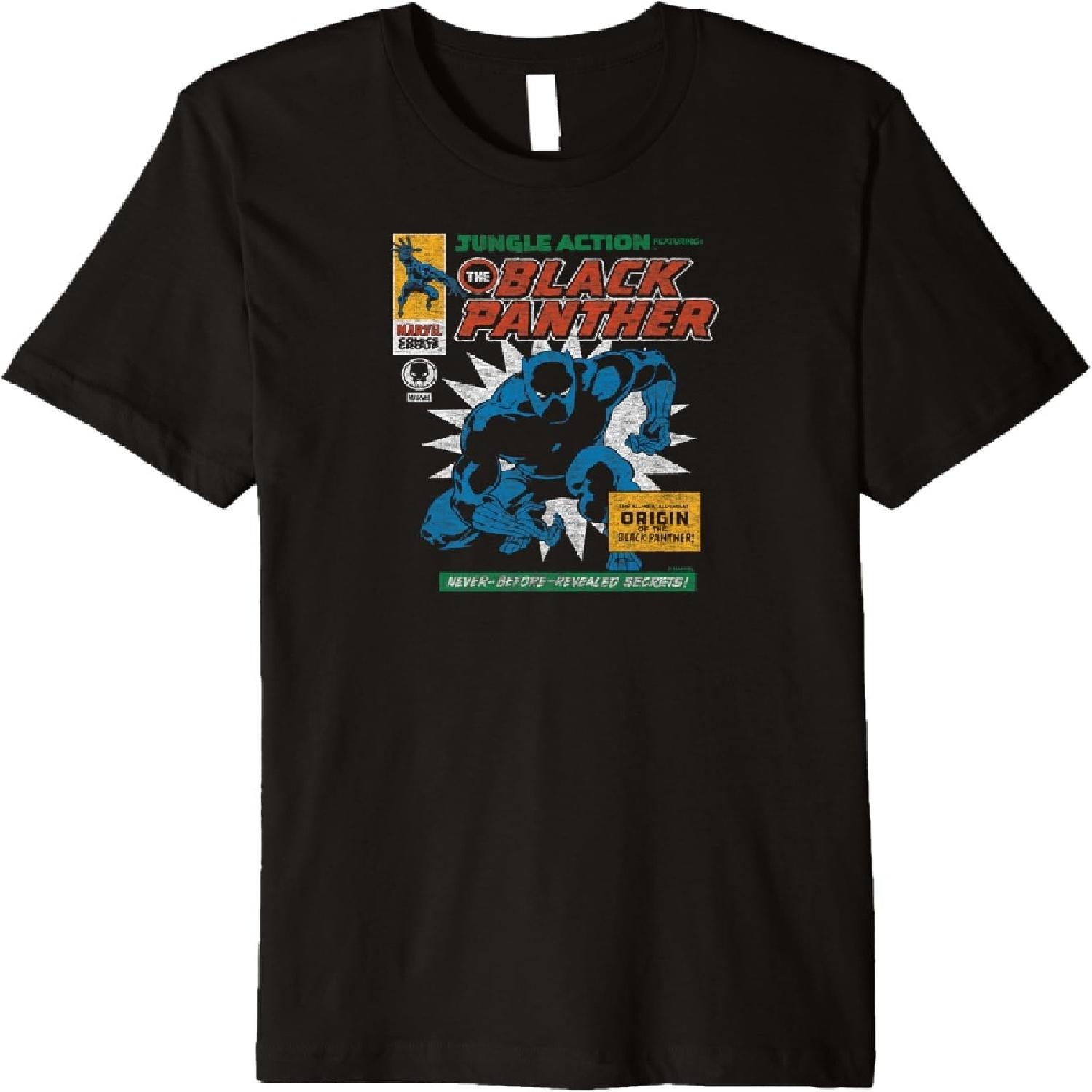 Black Panther - Comic Cover Premium T-Shirt S