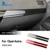 Tikras minkštas anglies pluošto lipdukas „Vauxhall Opel Astra H MK5“ 2004 2005 2006 2007 2008 2009 2010 m. automobilio keleivio pusės apdailai