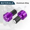 TUCKBOLD Motorcycle Handlebar End Plugs Aluminum Alloy 7/8" 22mm 30mm OD Fashionable | Front