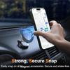 UYUXIO Magnetic Mobile Phone Case with Kickstand for iPhone 16 Pro Max 15 Plus 14 13 12 Mini 11 Cases Matte Cover with Holder