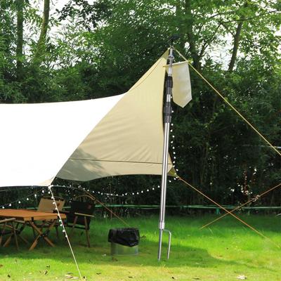 Camping Tarp Pole Markise Schatten Strand Zelt Stangen Heavy Duty Edelstahl Pole Baldachin