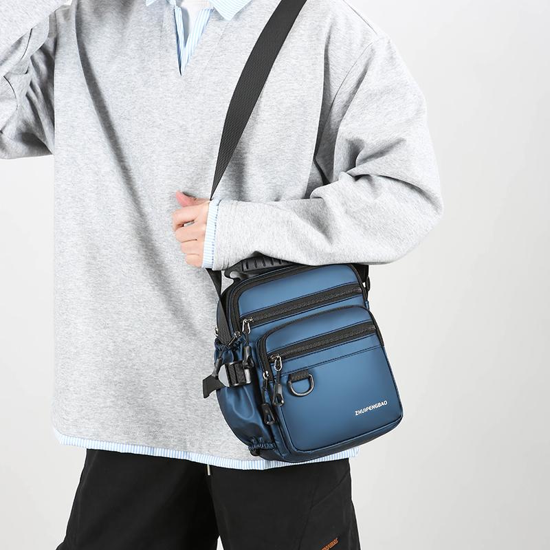 Fashion Casual Men's Bag Handbag High Quality Man Crossbody Bags Travel Bag Stylish Men's Shoulder Bag with Bottle Pocket