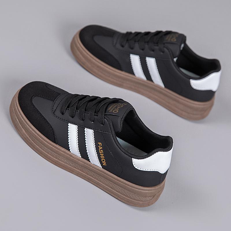 2025 new spring and autumn versatile casual shoes non-slip and wear-resistant thick-soled white shoes women's shoes soft soles are not tired of feet