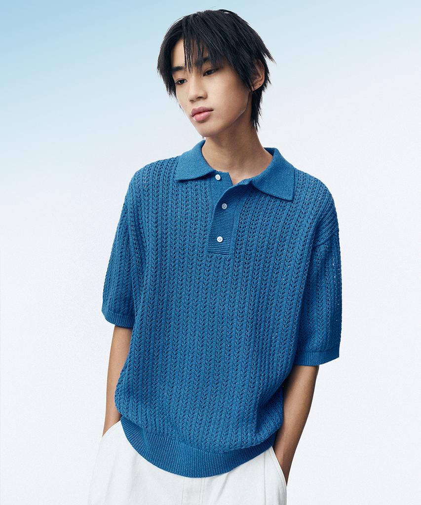 INTEMPOMOOD Needle Leaf Collar Knit: 4 Colors