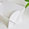 Desktop Small Bookshelf   Simple Large Capacity Plastic Tilted Desk Book Storage Rack for   Home