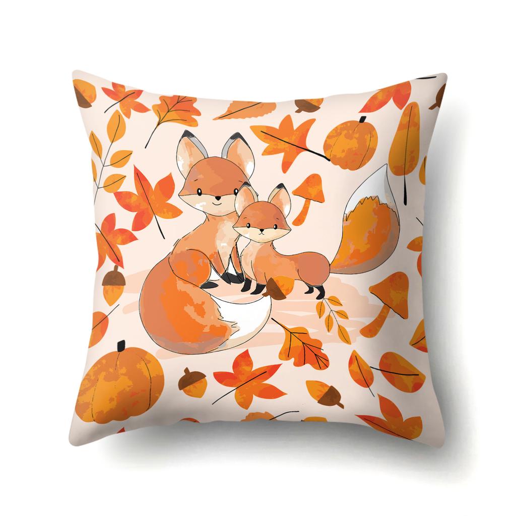 Geometric Animal Pattern Single-sided Pillowcase Office Hug Pillowcase Waist Pillowcase Polyester Simple Sofa Pillowcase