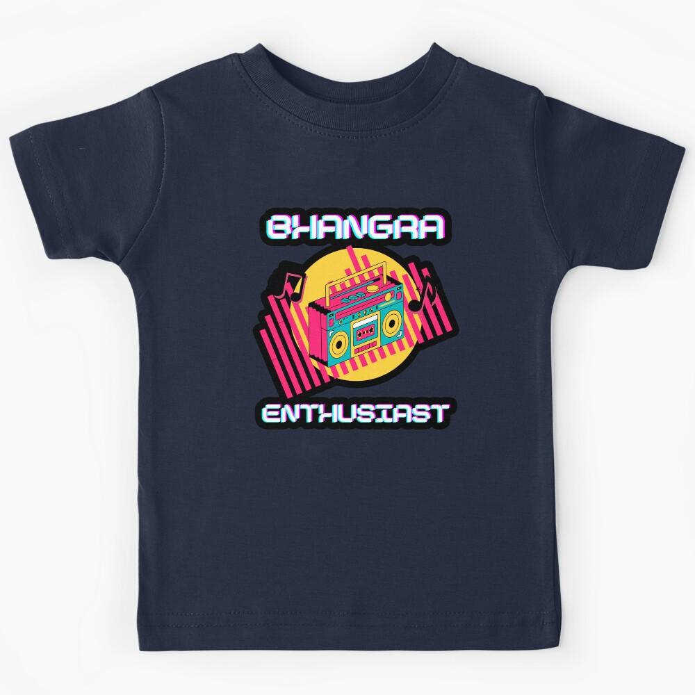 Bhangra Enthusiast - Punjabi Dance Bhangra Lovers Kids T-Shirt 110