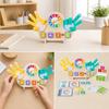 Preschool Mathematics Teaching Board Hands-on 2-in-1 Math and Clock Learning Toy