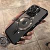 Luxury Transparent Magsafe Wireless Charging Case For iPhone 15 14 13 12 11 Pro Max 14 15 Plus Magnetic Silicone Back Cover