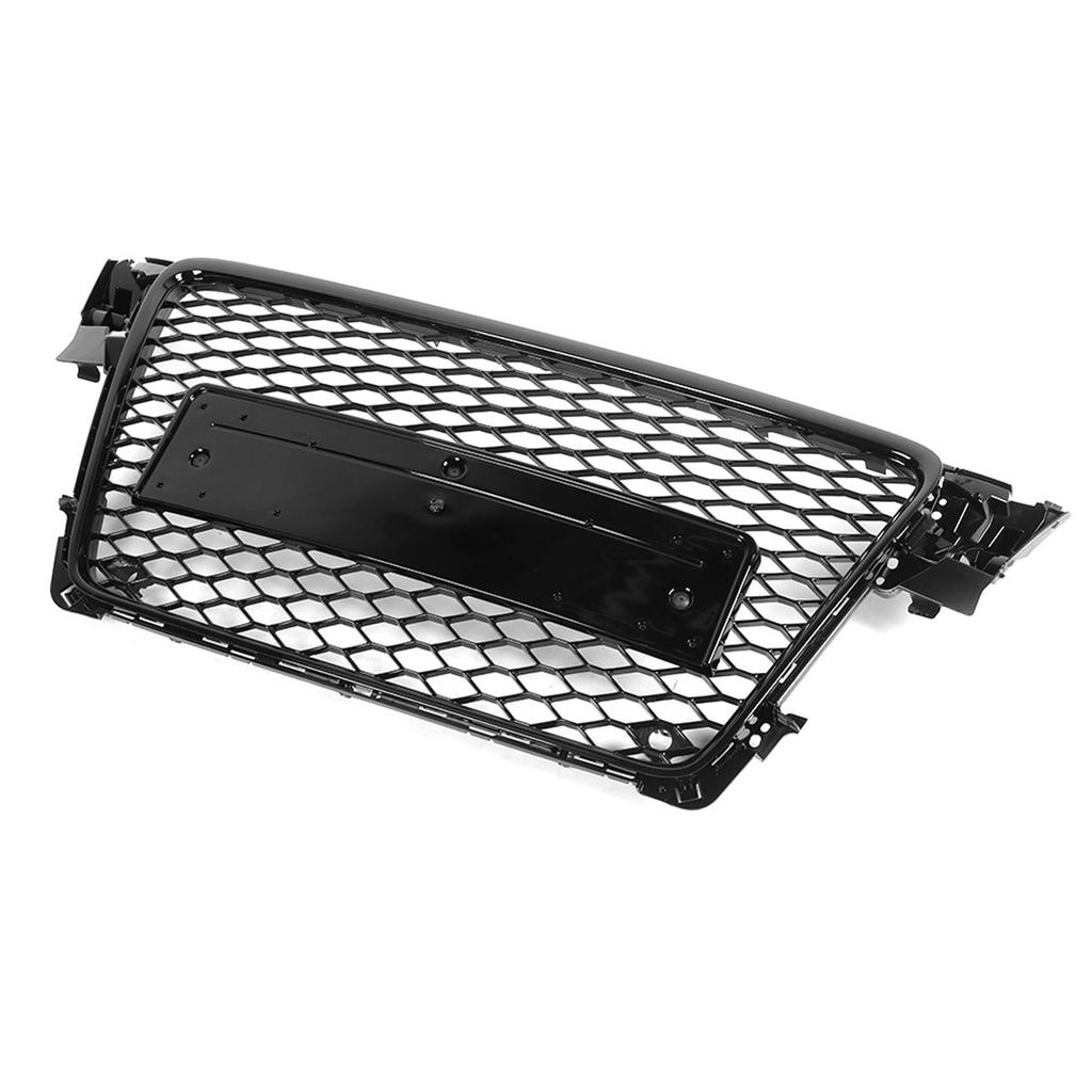For RS4 Style Front Grille Sport Mesh Hood Grill Fit for A4S4 B8 2009?2012