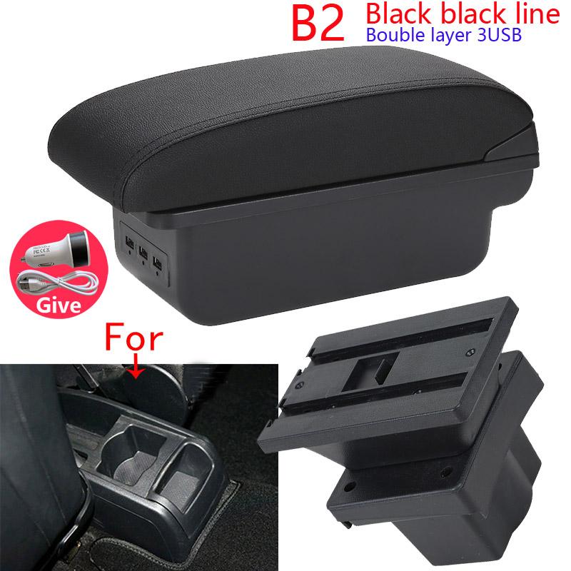 For Skoda Octavia Armrest Box For Skoda Yeti Mk2 A5 Car Armrest Storage Box Car Accessories Interior Parts Simple Installation