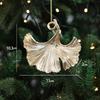 Christmas Ornaments Plastic Glitter Gold Snowflake/Reindeer/Angel Hanging Ornaments for Xmas Tree Winter Decoration
