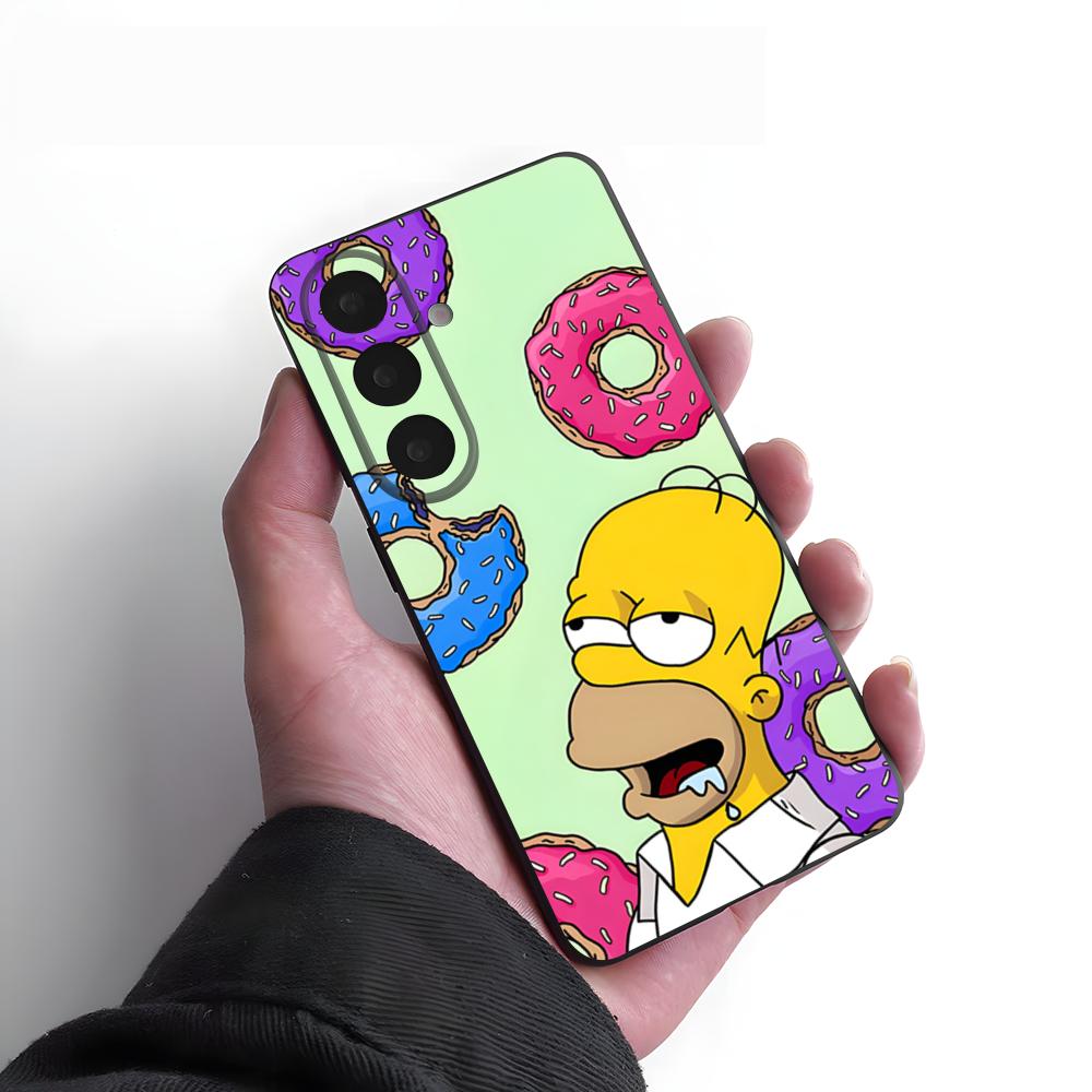 The Simpsons Phone Case For Samsung S26 S25 Plus S20 S20 Plus S22 Ultra S23 FE S21 Plus S21 Ultra Soft Cover