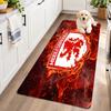 Flannel Kitchen Mat Middlesbrough FC Soft Area Rug Non Slip Floor Carpet Home Decoration