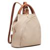 Mochila x Bolsa de Ombro x Bolsa de Mão Gussio Basic Touch de Couro 3 em 1 Feminina Estilosa Coordenação de Moda Produto Popular de Alta Qualidade da Itália