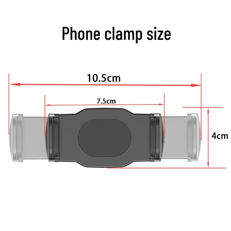360° Rotating Double Pull Phone Clip for Live Streaming