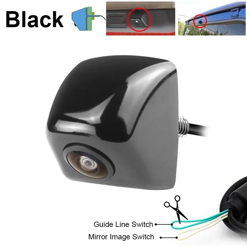 

HD Fisheye Sony/CCD Lens Upside Down Install Car Reverse Backup Overlooking Rear View Camera For Android Stereo Parking Monitor Black Camera