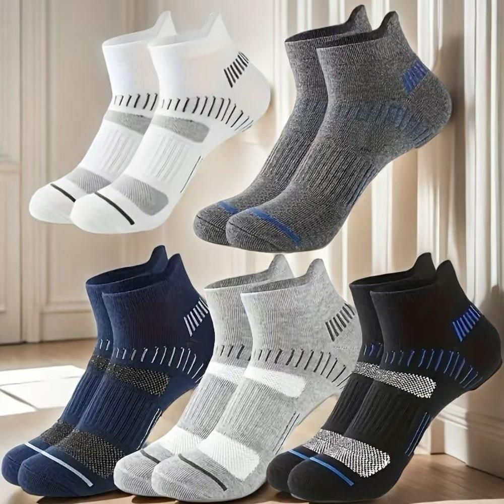 Neue dicke Laufsocken Bequeme schweißableitende Knöchelsocken Langlebige weiche Bootssocken