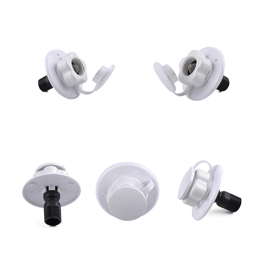 RV City Water Inlet with Check Valve One-way  Thread Diameter 19mm G1/2inch Suitable for RV Motorhome Camper-Ensure the Cleanliness of Water Quality