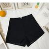 Women's High-Waisted Woolen A-Line Shorts: Minimalist, Slimming, and Casual for Autumn/Winter.