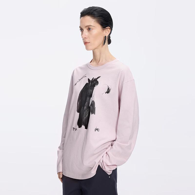 JNBY 2026 Spring New Loose Cotton Long-Sleeve T-Shirt