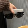Luxury Brand Designer Retro Eyebrow Metal Frame Square Sunglasses Women For Men Sun Glasses Punk Popular Rivet Eyeglasses