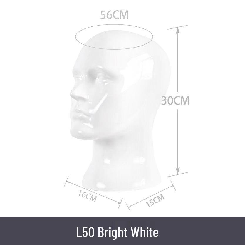 Multifunctional Display Mannequin Head for Spray Paint Hat, Bow Tie, Glasses, and Mask Props