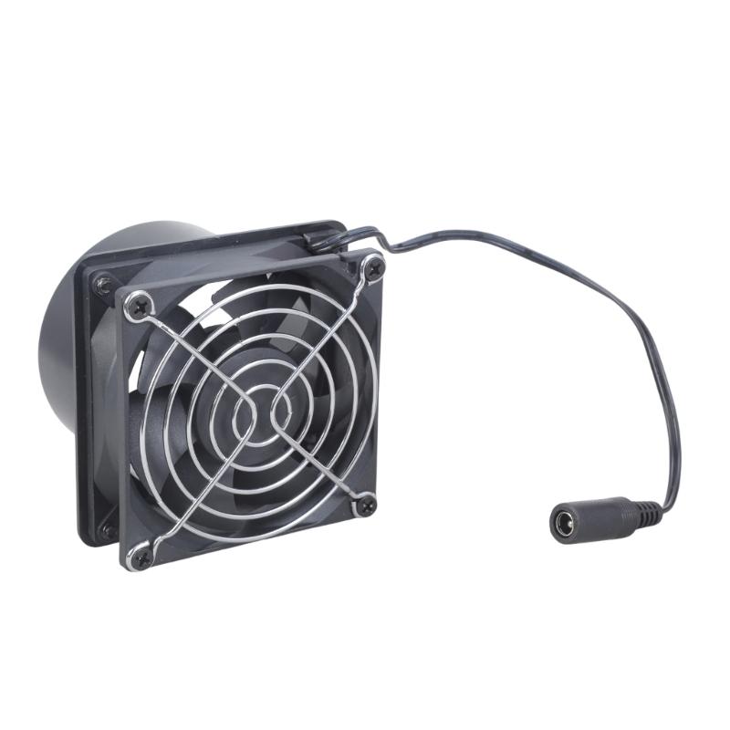 

8cm Inline Duct Fan 12V 0.33A Blower Kit Suitable For Kitchen Bathroom Hydroponics Electronic Equipment Workshop Cooling 1