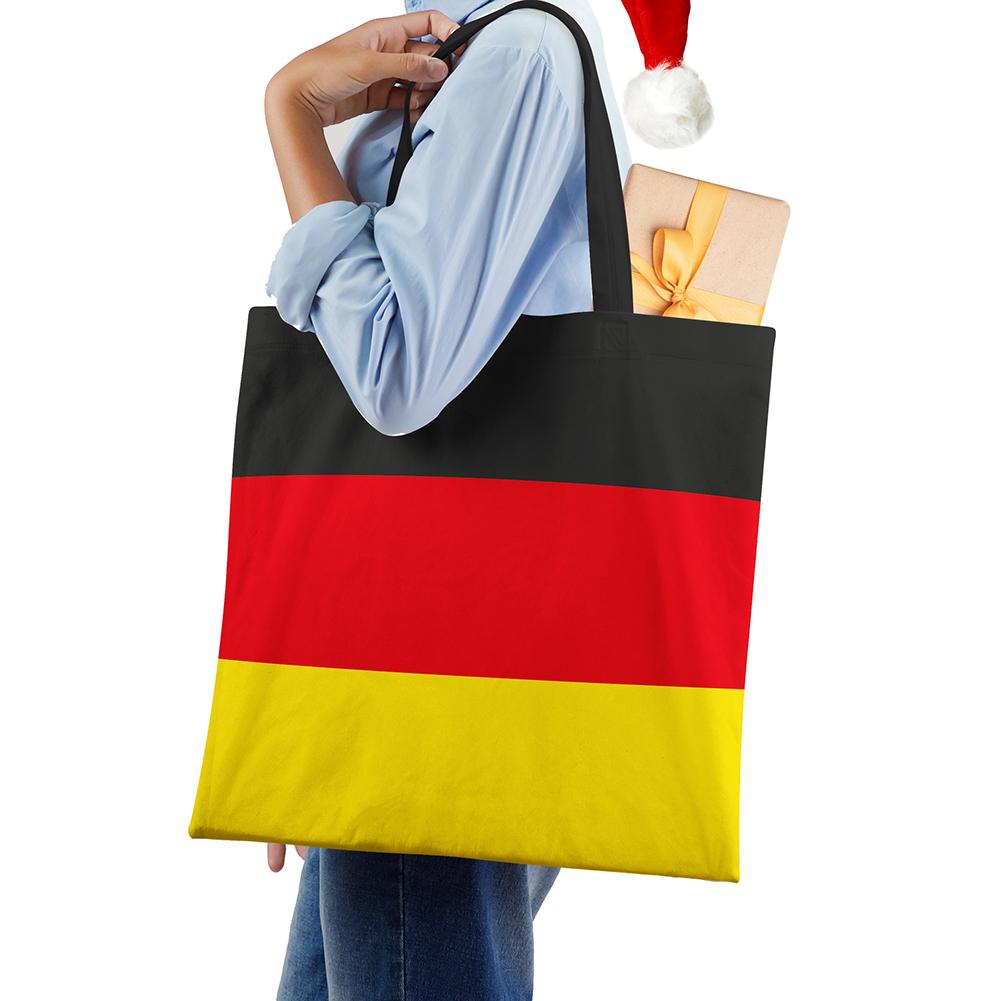 World Cup Flag Women Handbag Linen Totes Casual Traveling Beach Gift Bags CLE