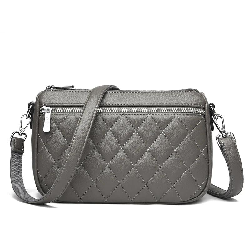 New Women's PU Leather Handbag Versatile Fashi Shoulder Casual Commuting Bag Girl Brand Designer Zipper Handbag Messenger Bags