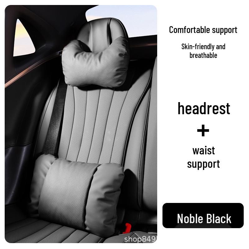 Mercedes Headrest & Lumbar Support Pillow for C/E/A/S Class, GLC260, GLE450, GLB.
