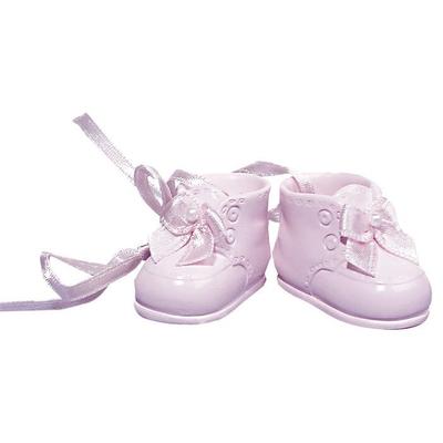Baby Slipper In Pink Polyresin 4 Cm 1 Pair