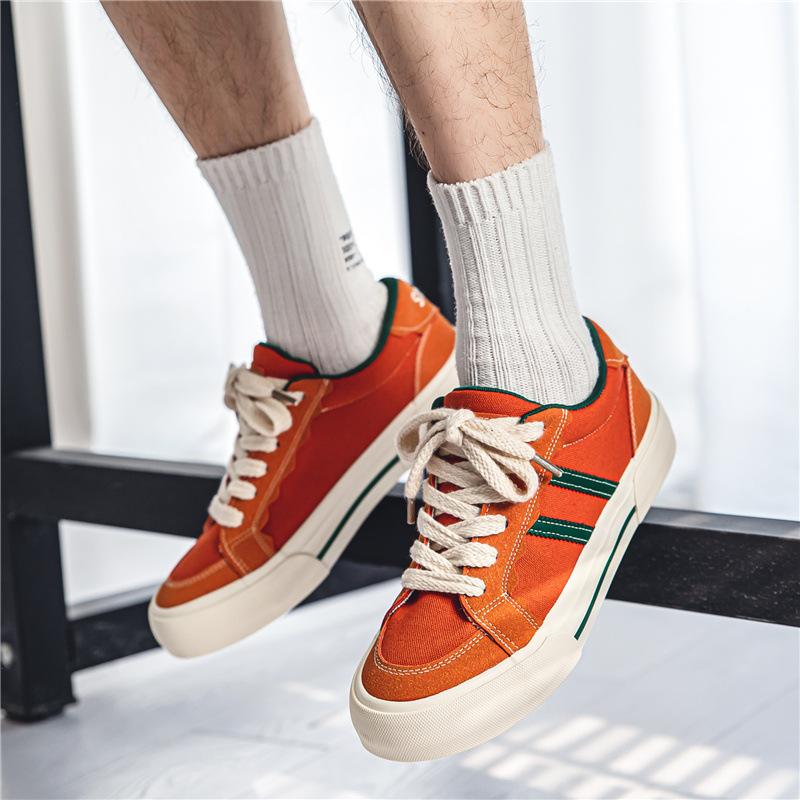 Canvas Men's Shoes Summer Breathable Versatile Niche Design Sense Japanese Casual Board Shoes Junior High School Students Black Sports Tide Shoes