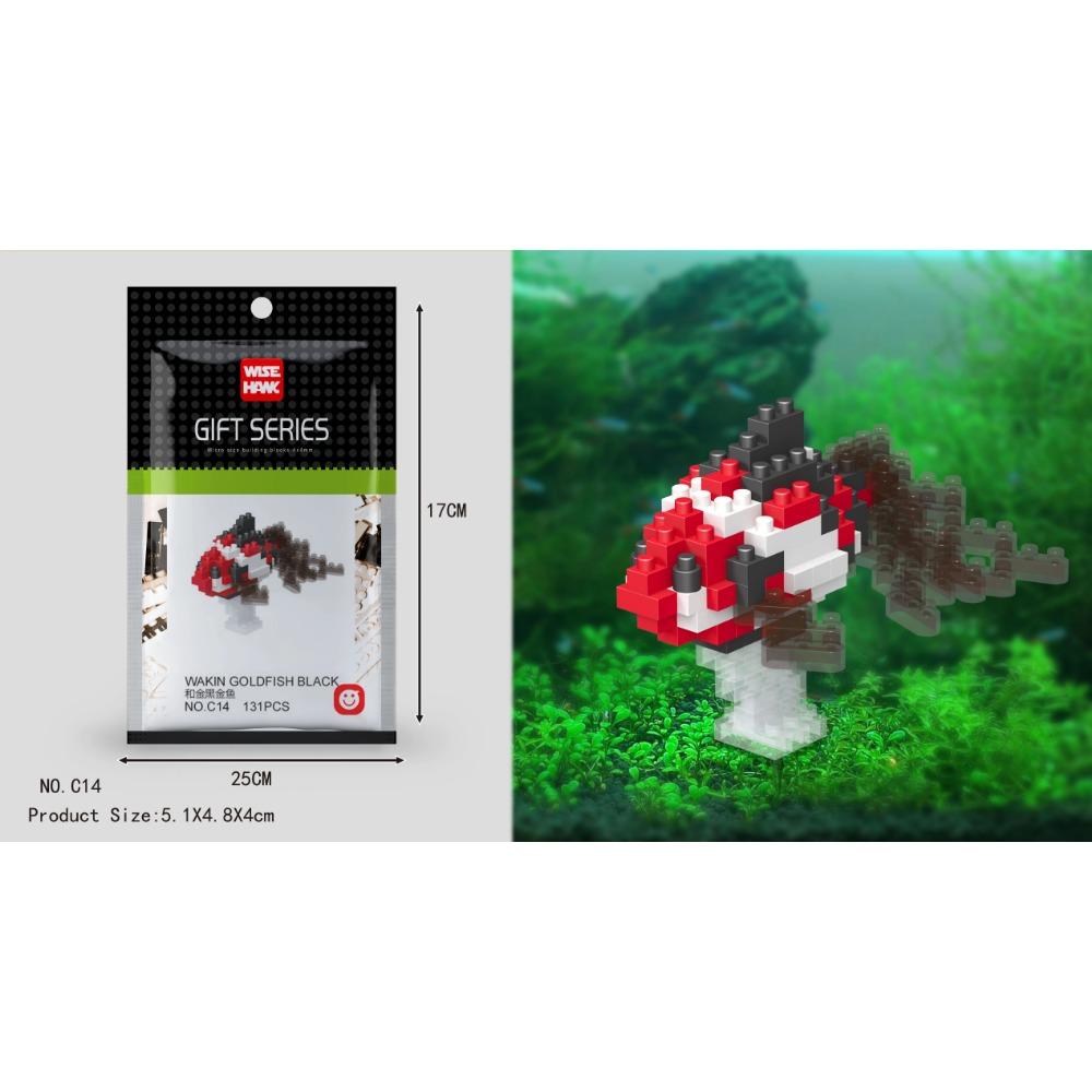 Kids Toy Mini Building Blocks Micro Bricks Eagle Moose Dog Cat Bird Animals 3D Model Bag Gifts Educational Toys For Children