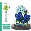 Micro Particle Building Block Bouquet Handmade Gift, Children's Puzzle Toy Handmade DIY Sunflower Desktop Decoration Ornament