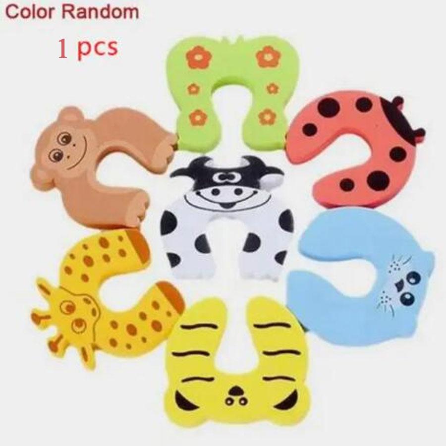 1/2/5/7PCS Child Safety Cartoon Pattern Protection Lock Finger Protector Door Stop Anti Pinch Hand Baby Safety
