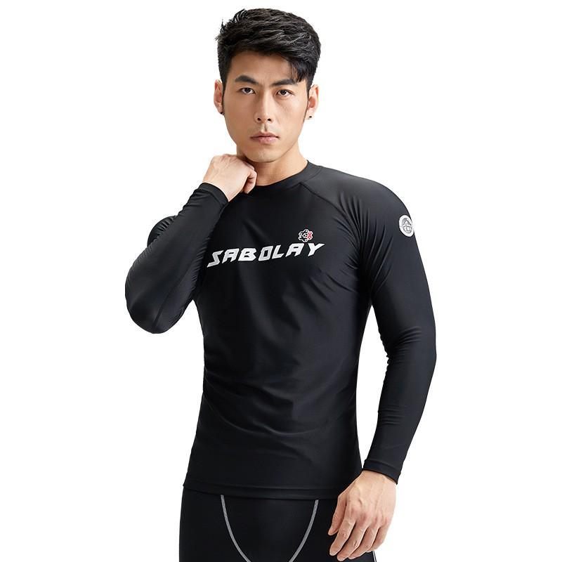 Mens Rash Guard Swim Set With UPF Protection Quick-Dry Performance Trunks Swimming Water Sports